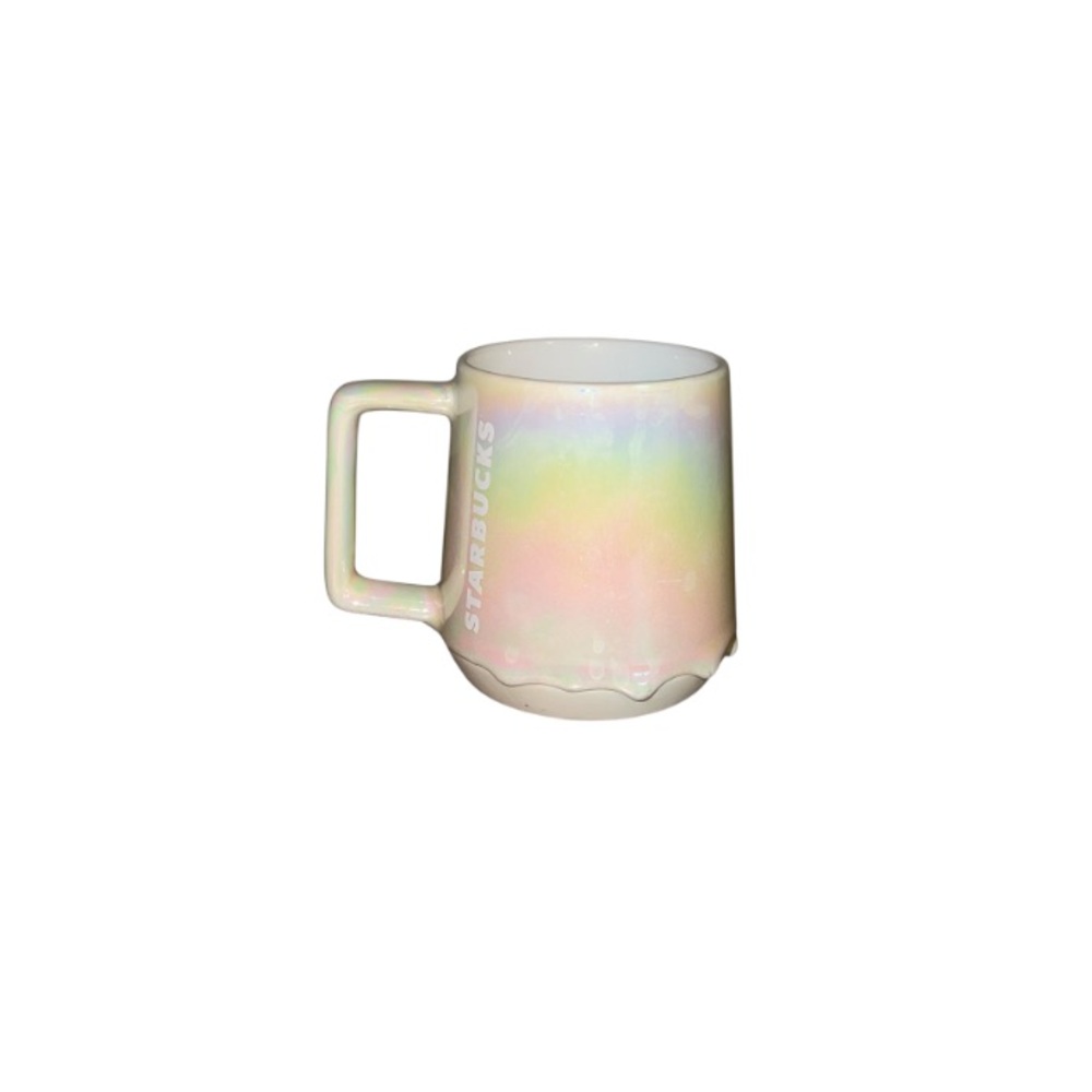 Starbucks 12 oz Pastel Iridescent Drip Mug 2019